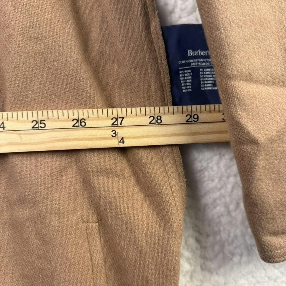 Vintage Burberrys Coat Mens 58 Regular Camel Wool Camelhair‎ Made in England 90s